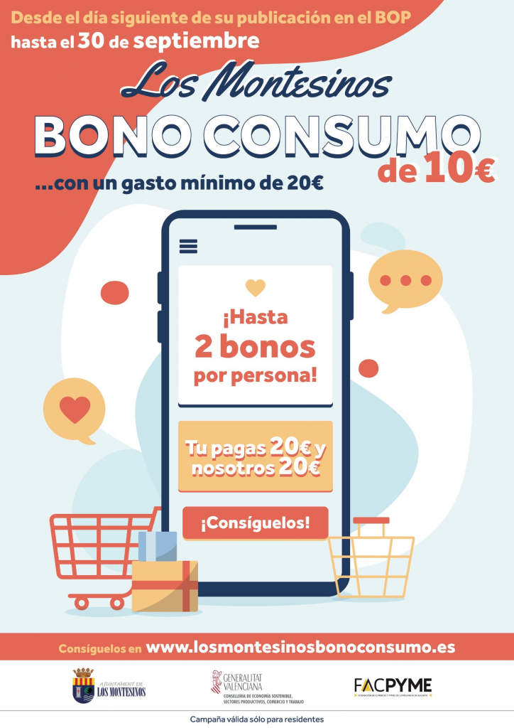 Campaña Bonoconsumo Los Montesinos, septiembre 2023
