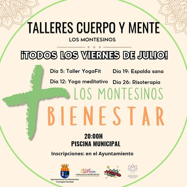 Talleres +Bienestar, Los Montesinos 2024