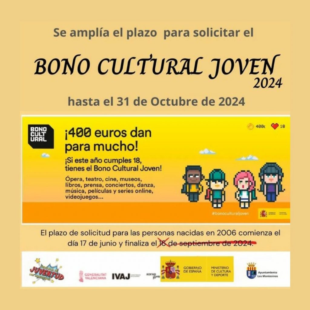 Bono cultural joven, 2024